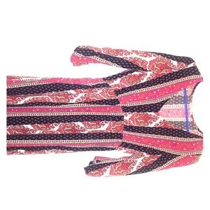 A beautiful print maxi dress